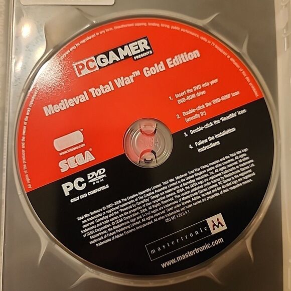 Medieval Total War "GOLD EDITION" Viking Invasion PC DVD-Rom PC Gamer - Picture 3 of 3